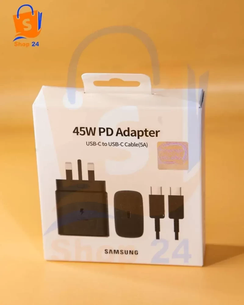 Samsung 45W PD Adapter (USB-C TO USBC Cable)